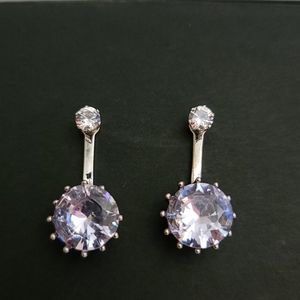 Rhinestone Decor Earrings